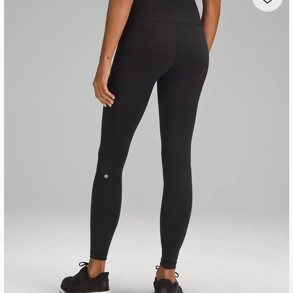 Lululemon Wunder Train High-Rise Leggings 25” sz 6 black - Picture 4 of 8